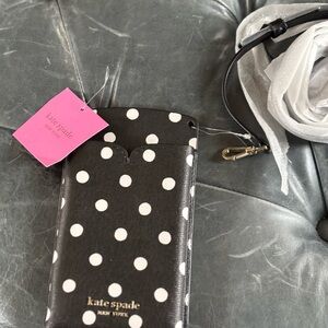 Kate Spade Black and White Polka Dot Phone Case
